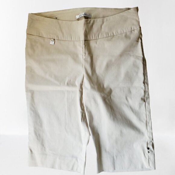 Tummy Control Nude High Waisted Casual Summer Women's Shorts. Size 12 - Picture 6 of 7